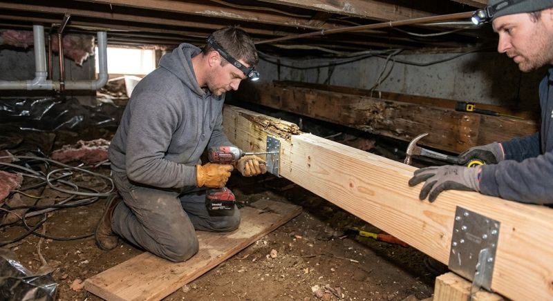 Floor Joist Replacement in Kansas City, KS