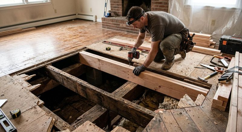 Floor Joist Replacement in Conroe, TX