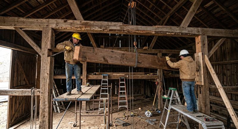 House Beam Replacement in Wilmington, NC