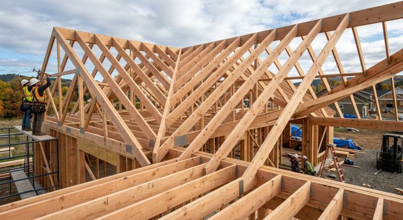 Rafter Framing in Conroe, TX