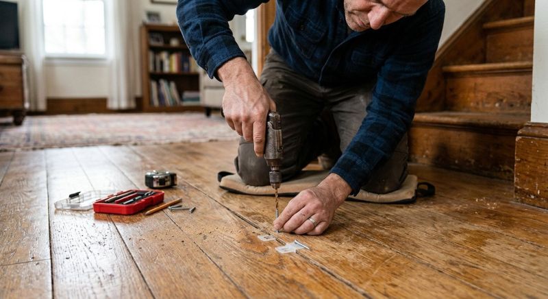 Squeaking Floor Repair in Conroe, TX