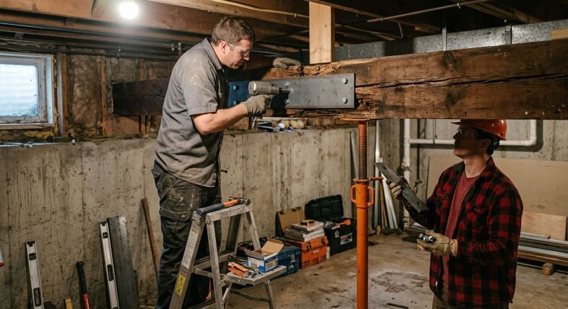 Wood Beam Repair in Kansas City, KS