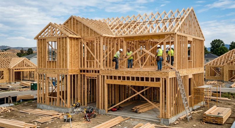Wood Framing Construction in Conroe, TX