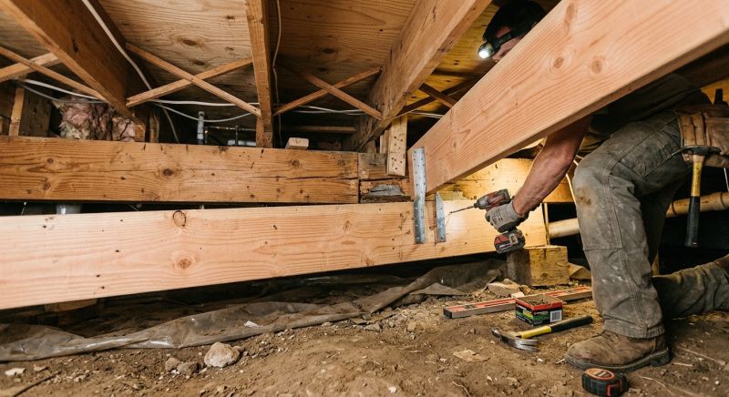 Basement Joist Repair in Conroe, TX