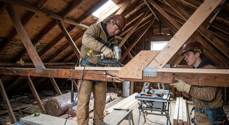 Broken Truss Repair in Wilmington, NC