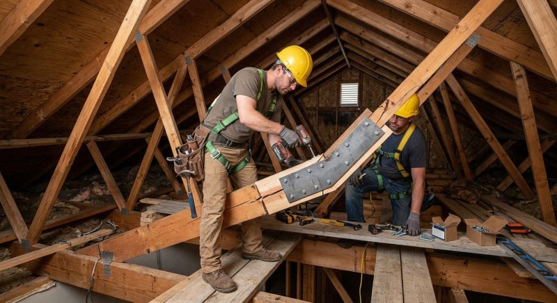 Broken Truss Repair in Conroe, TX