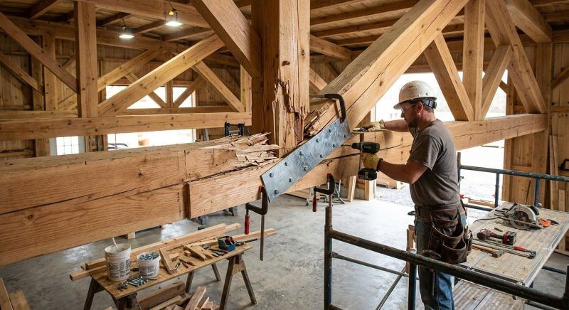 Broken Truss Repair in Conroe, TX