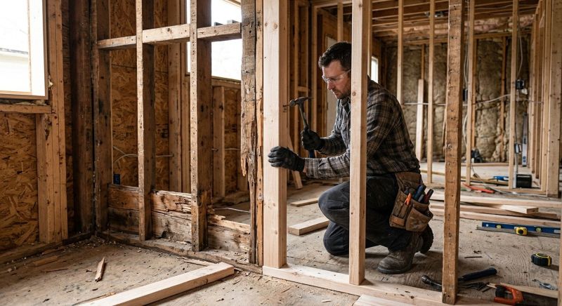 Damaged Framing Replacement in Conroe, TX