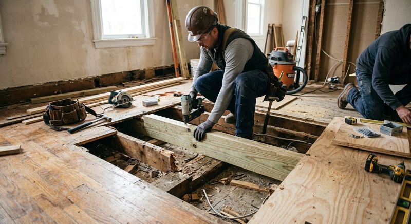 Floor Framing Replacement in Conroe, TX