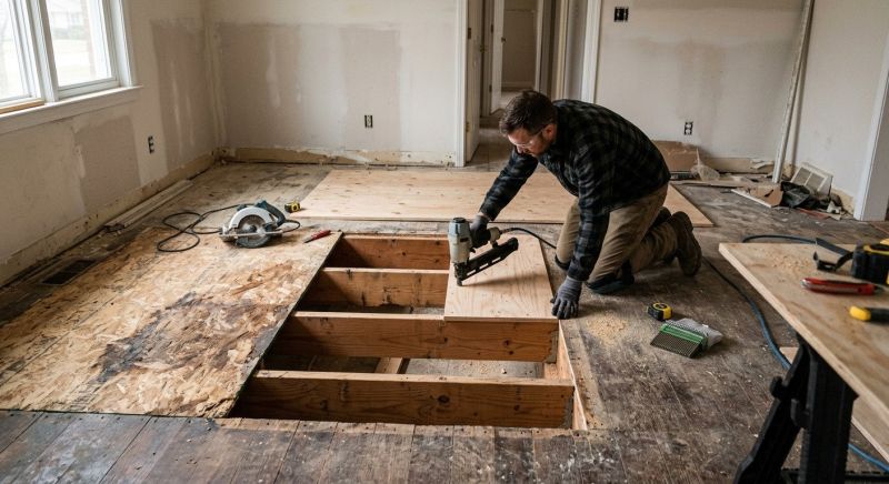 Floor Framing Replacement in Conroe, TX