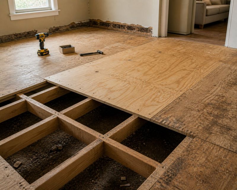 Floor Joist Repair in Wilmington, NC