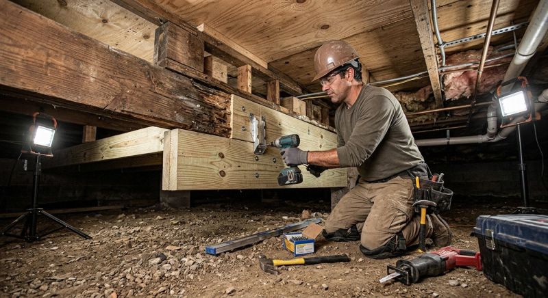 Floor Joist Replacement in Conroe, TX