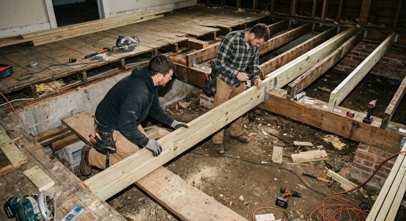 Floor Joists Repair in Wilmington, NC