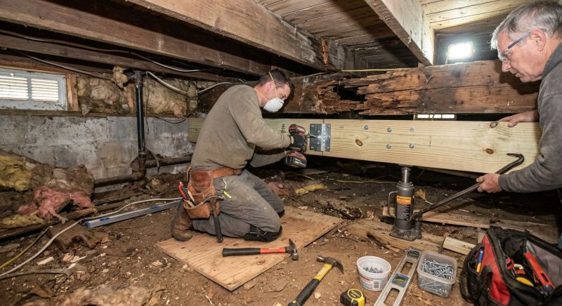 Floor Joists Replacement in Kansas City, KS