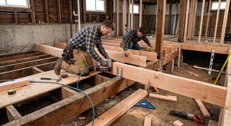 Floor Joists Replacement in Wilmington, NC