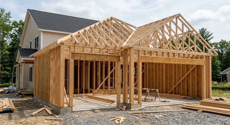 Garage Framing in Conroe, TX