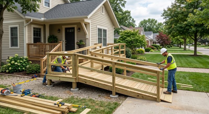 Handicap Ramp Installation in Wilmington, NC