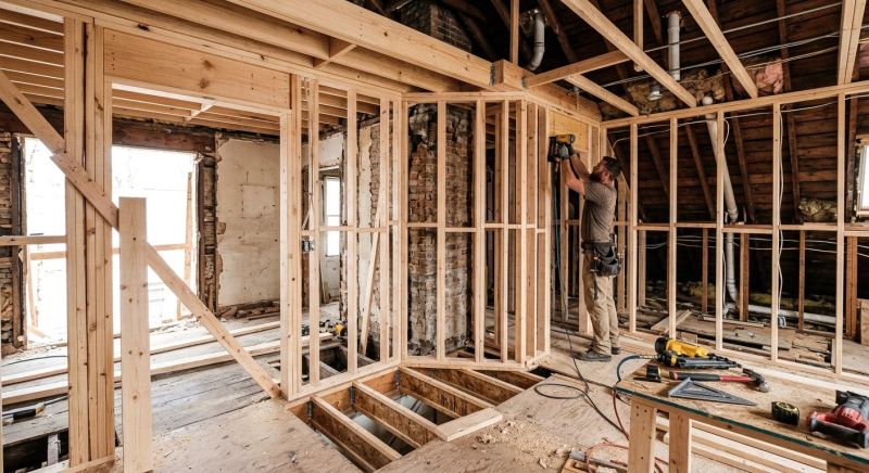 Home Renovation Framing in Kansas City, KS
