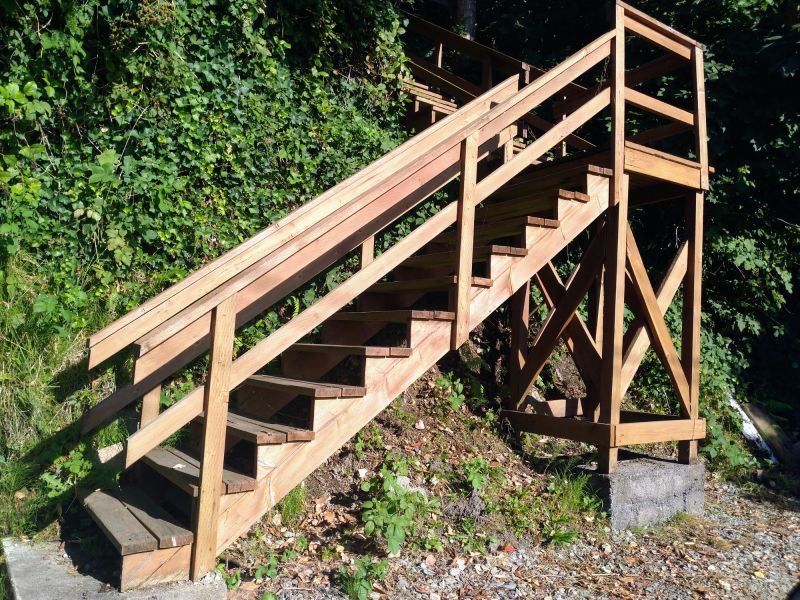 Oak Stairs Installation in Wilmington, NC