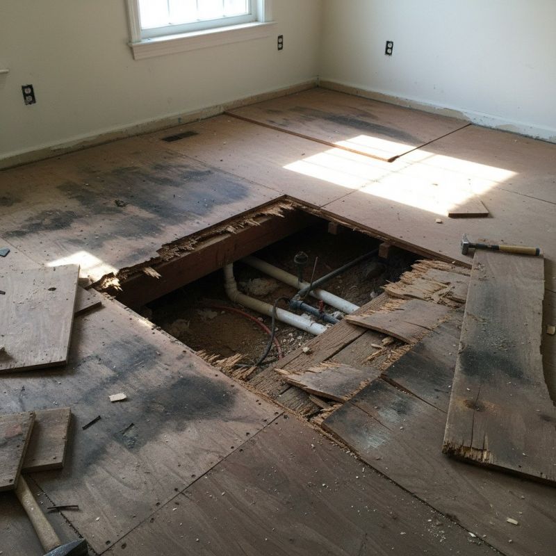 Plywood Subfloor Repair in Conroe, TX