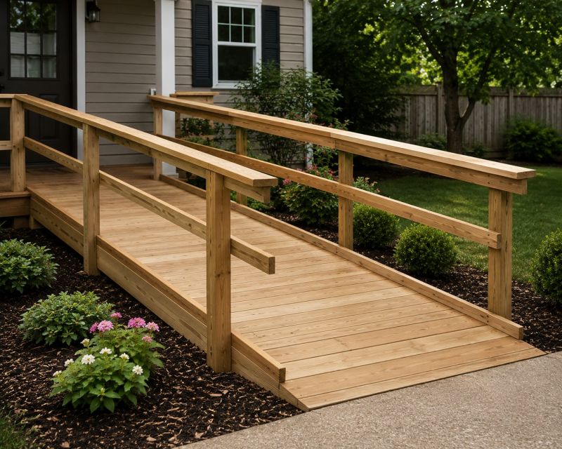 Porch Ramp Installation in Wilmington, NC
