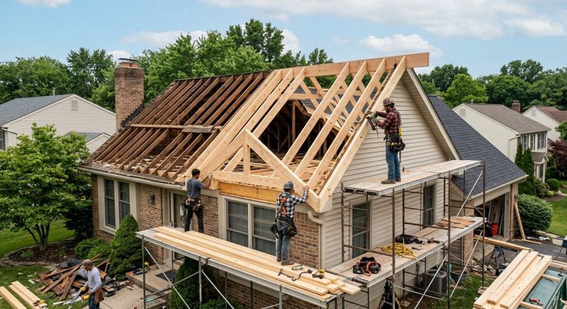 Rafter Framing in Conroe, TX