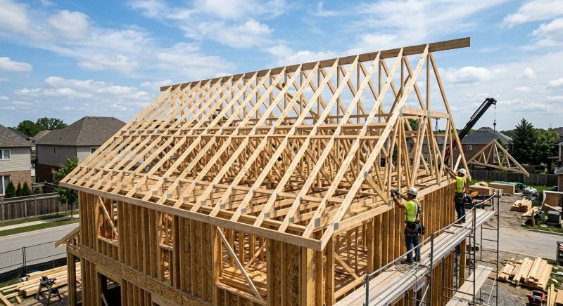 Rafter Framing in Conroe, TX