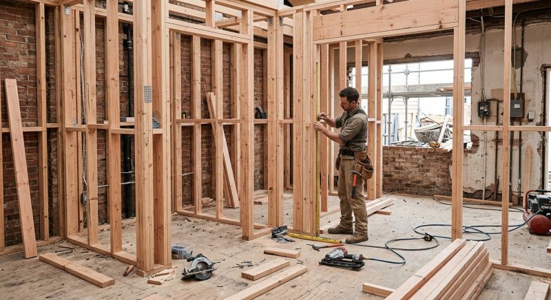 Renovation Framing in Conroe, TX