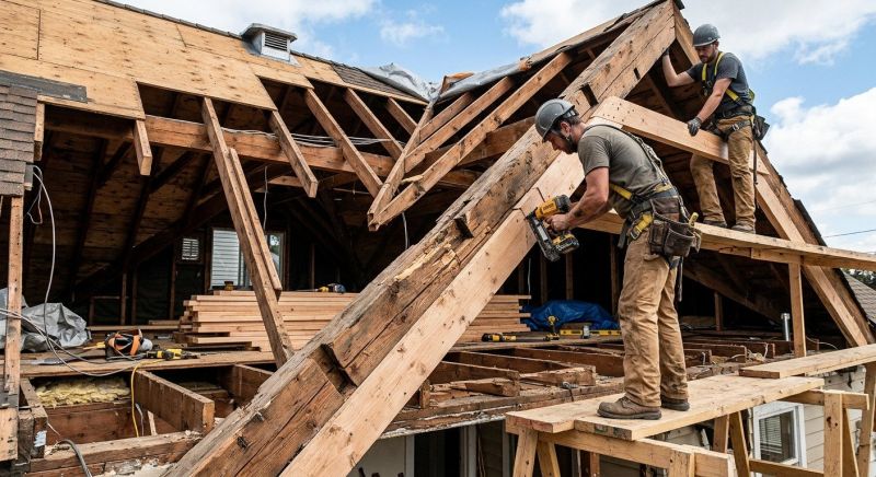 Roof Beam Repair in Wilmington, NC