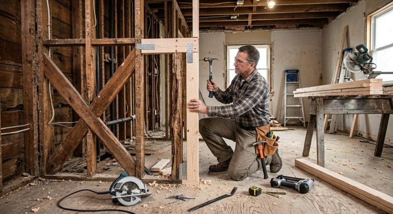 Roof Framing Repair in Wilmington, NC