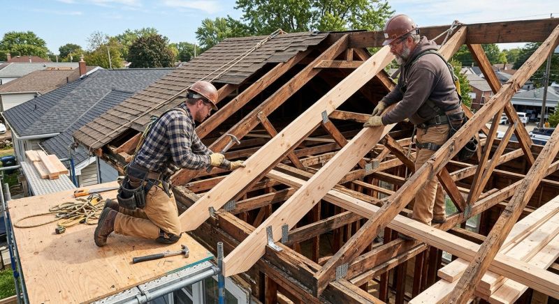 Roof Framing Repair in Kansas City, KS