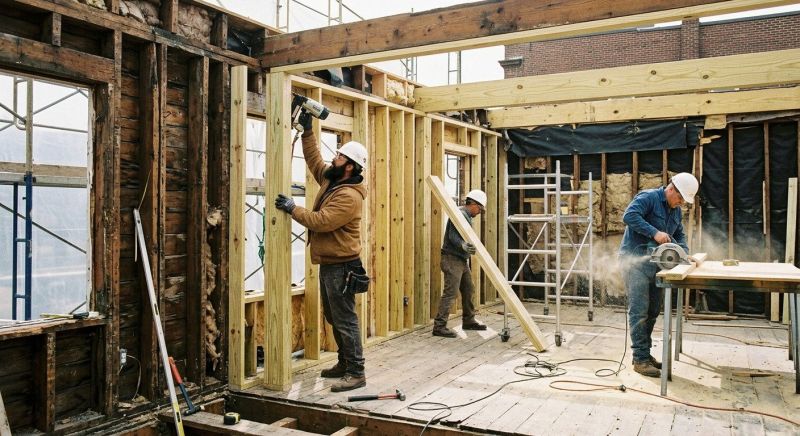 Structural Framing Replacement in Wilmington, NC