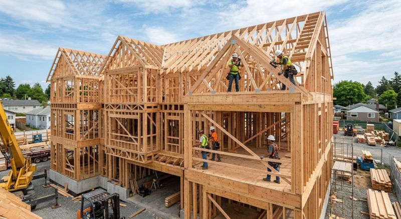 Structure Framing in Kansas City, KS