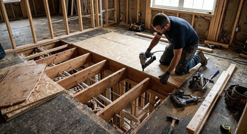 Subfloor Repair in Conroe, TX