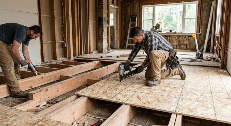 Subfloor Replacement in Conroe, TX