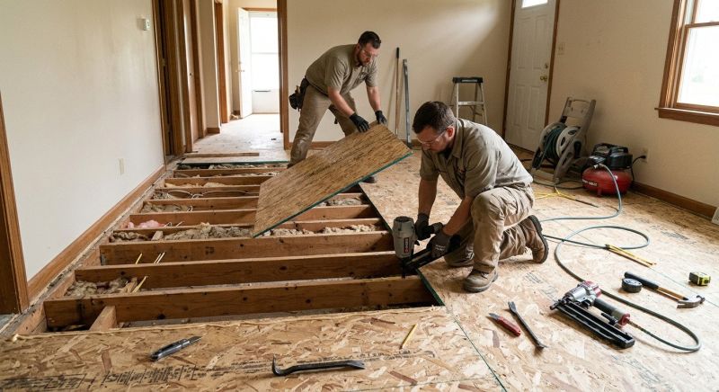 Subflooring Renovation in Conroe, TX