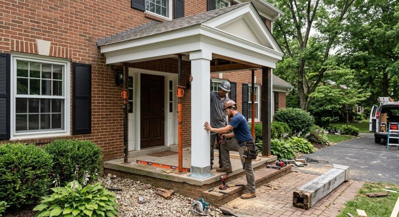 Veranda Post Replacement in Wilmington, NC