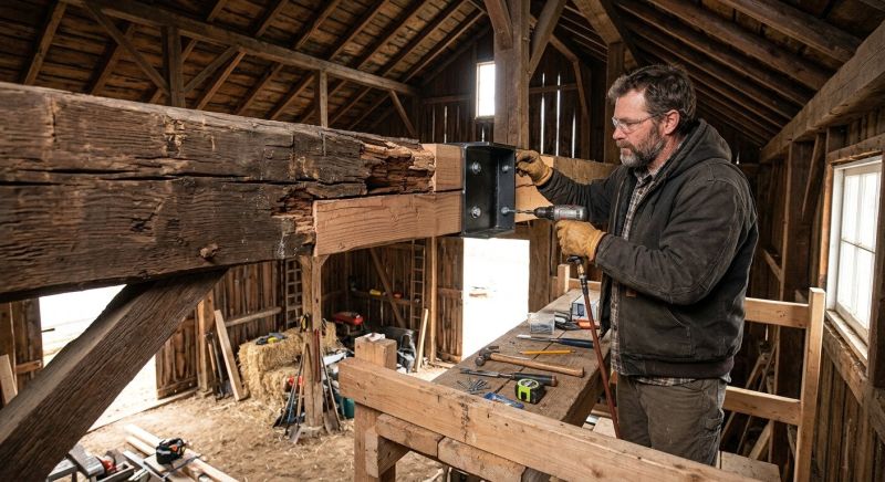 Wood Beam Replacement in Kansas City, KS
